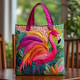 Prošivena torba Dugini flamingo
