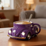 BEETLEBREW | Ljubičasta šolja sa motivom automobila