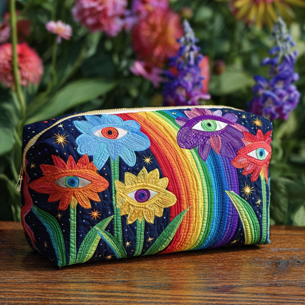 Boho kozmetička torbica Pečurke