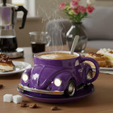 BEETLEBREW | Ljubičasta šolja sa motivom automobila