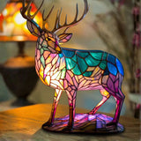 Jelen — Vitražna lampa
