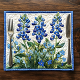 Plavi lupin - prošiveni podmetači za sto